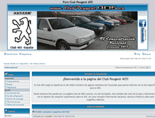 Tablet Screenshot of clubpeugeot405.es